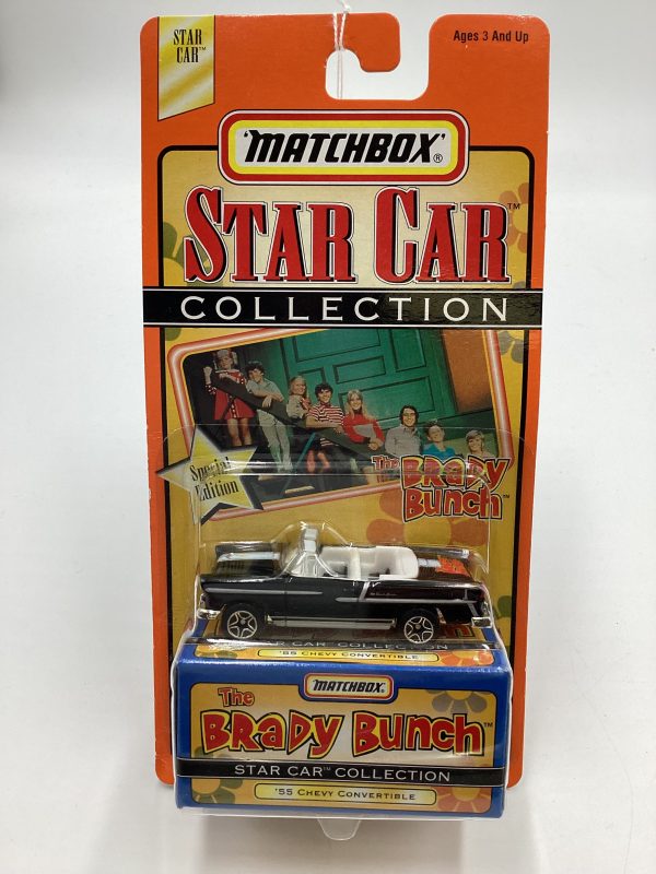 Matchbox Star Car Collection The Brady Bunch 55 Chevy Convertible Black (SR) Sale