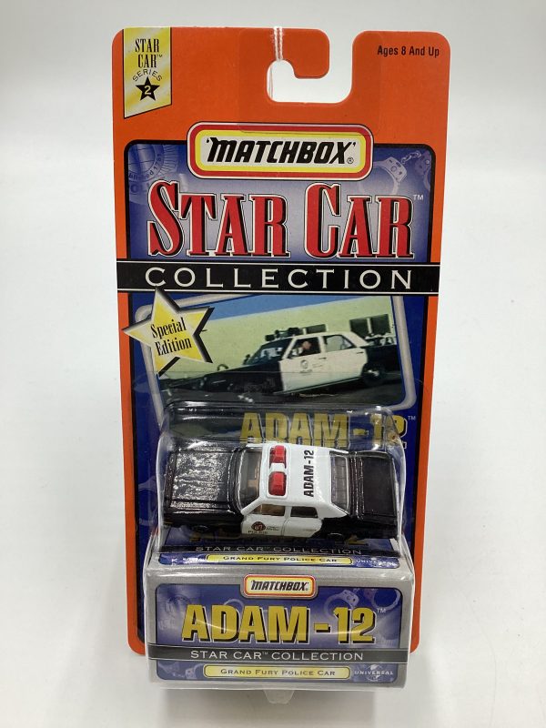 Matchbox Star Car Collection Adam-12 Grand Fury Police Car Fashion