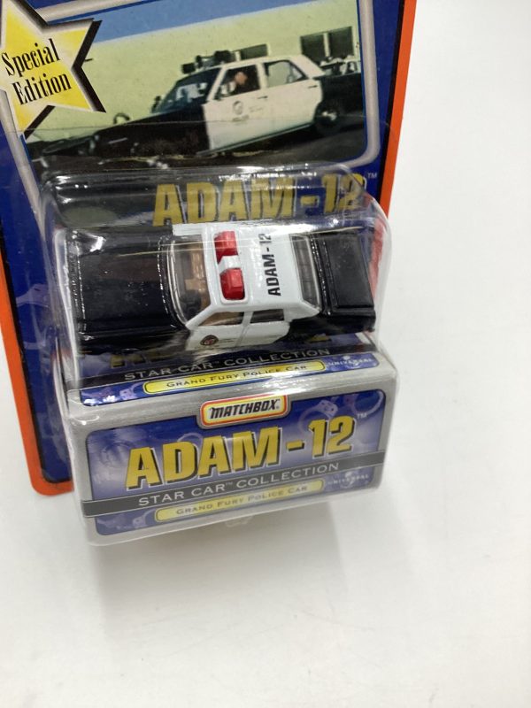 Matchbox Star Car Collection Adam-12 Grand Fury Police Car Fashion