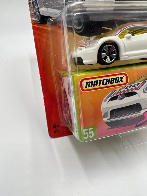 Matchbox Streakers #55 Mitsubishi Eclipse White Card Not Perfect (1) 173A For Sale