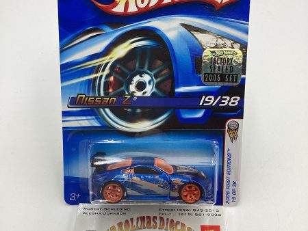 2006 Hot Wheels #19 Nissan Z Blue Factory Sealed SR Supply