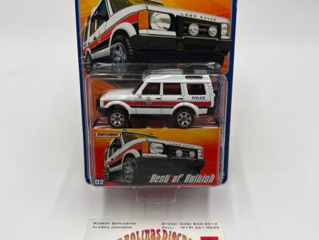 Matchbox Best Of British #2 Land Rover Discovery Police White Hot on Sale