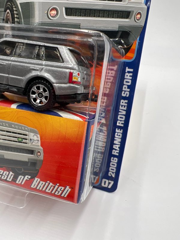 Matchbox Best Of British #7 2006 Range Rover Sport Silver 169A For Sale