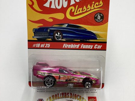 Hot Wheels Classics Series 1 #18 Firebird Funny Car Pink SR Online Hot Sale