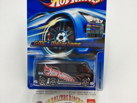 2006 Hot Wheels #208 GMC Motorhome Black Rare PR5 Wheel Variation Factory Sealed with protector Online