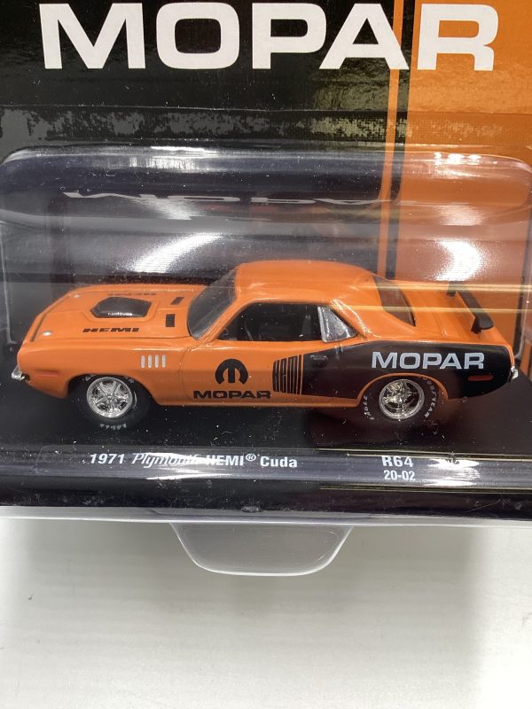 M2 Machines Auto Driver Mopar 1971 Plymouth Hemi Cuda Orange R64 192E Cheap