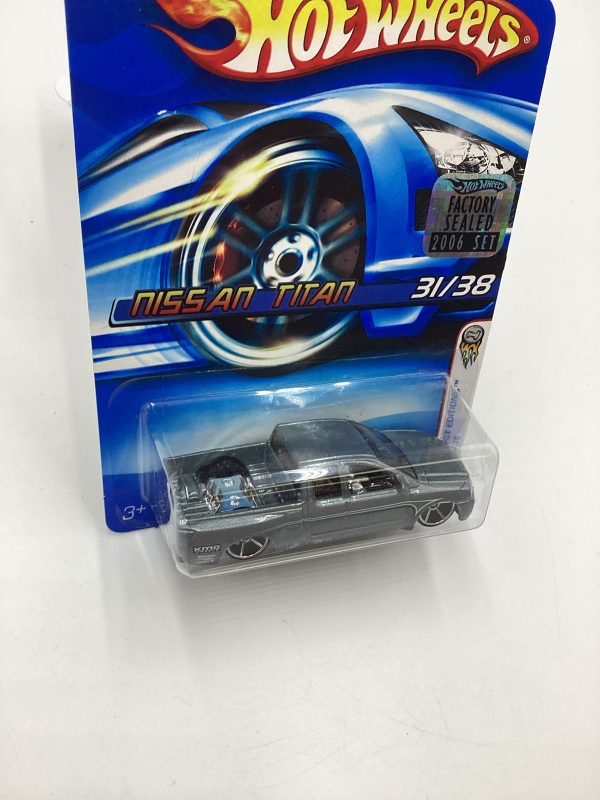 2006 Hot Wheels First Editions #31 Nissan Titan Silver Factory Sealed SR For Cheap