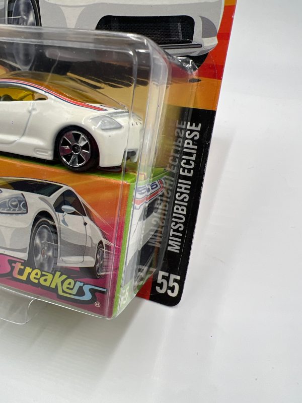 Matchbox Streakers #55 Mitsubishi Eclipse White Card Not Perfect (2) 172A Online Hot Sale