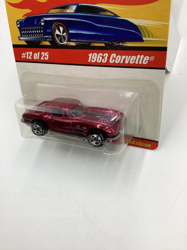 Hot Wheels Classics Series 1 #12 1963 Corvette Magenta SR Cheap