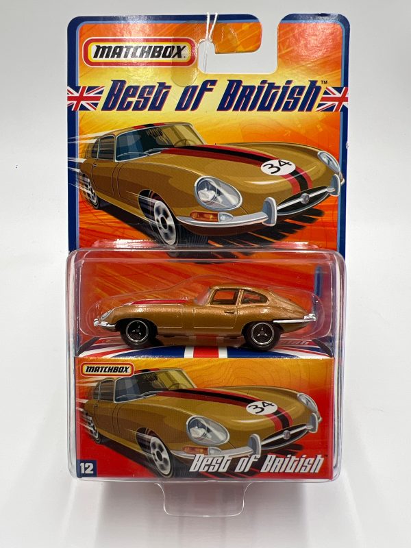 Matchbox Best Of British #12 1961 Jaguar E-Type Light Brown 170A Cheap