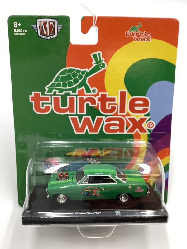 M2 Machines Auto Driver Turtle Wax 1967 Chevrolet Nova SS Green R90 193E For Cheap