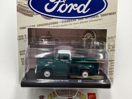 M2 Machines Auto Driver Ford 1956 Ford F-100 Truck Forest Green R72 190B Sale