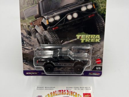 2024 Hot Wheels Car Culture Terra Trek #0 Chase Datsun King Cab Baja Custom Black W Protector on Sale