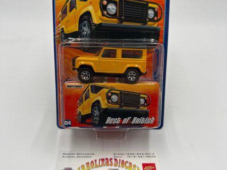 Matchbox Best Of British #4 Defender 90 Yellow Discount