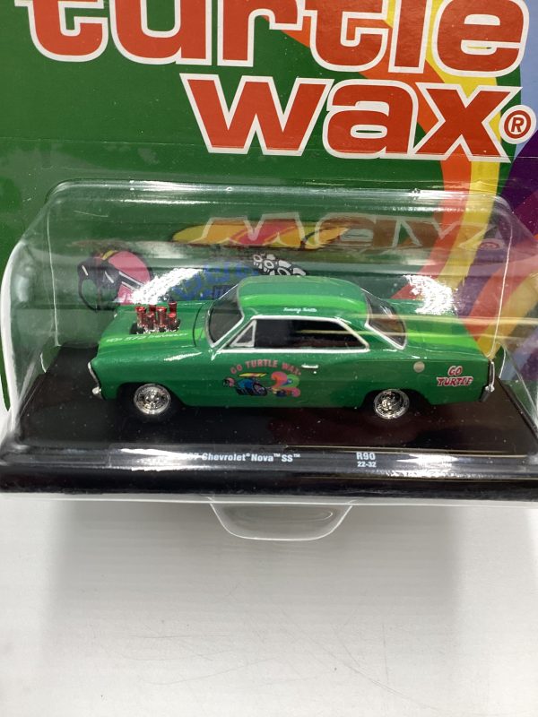 M2 Machines Auto Driver Turtle Wax 1967 Chevrolet Nova SS Green R90 193E For Cheap