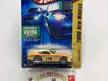 2006 Hot Wheels #36 Yellow Datsun 240Z Factory Sealed SR Sale