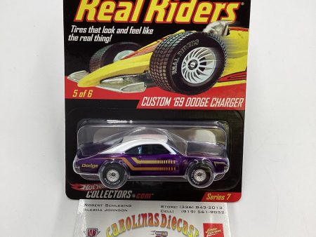 Hot Wheels Real Riders RLC #6559 7500 Series 7 5 6 Custom 69 Dodge Charger W Protector Cheap