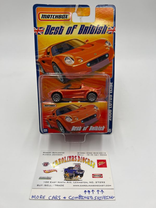 Matchbox Best Of British #1 2006 Lotus Elise Orange 172A Cheap