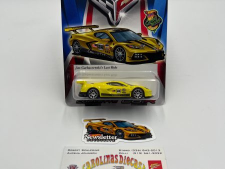 2024 Hot Wheels 24th Annual Collector Nationals Newsletter Corvette C8.R Yellow Chris Stangler Custom #472 1000 W Protector Fashion