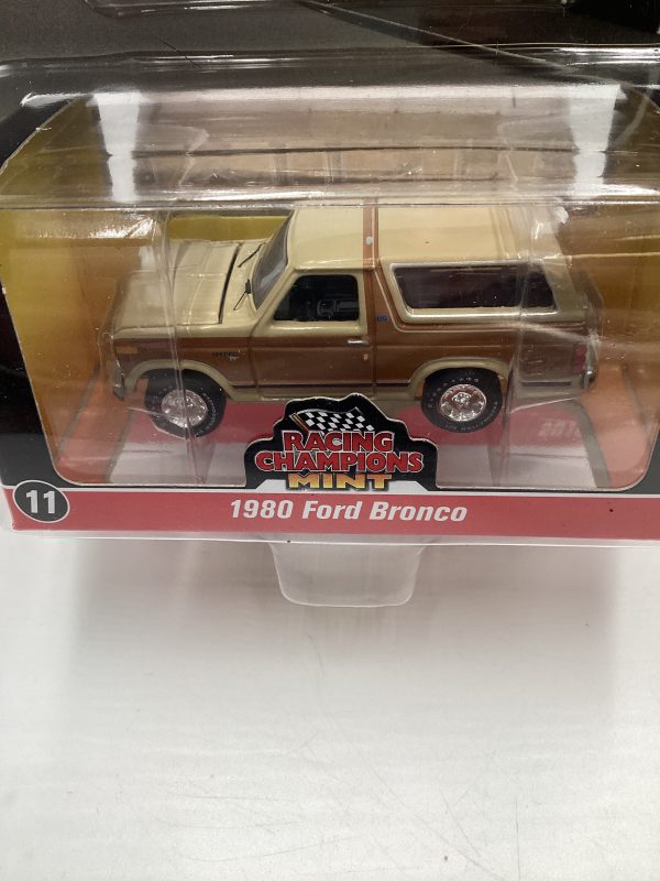 2016 Racing Champions Mint #11 1980 Ford Bronco Tan Brown SR Online now