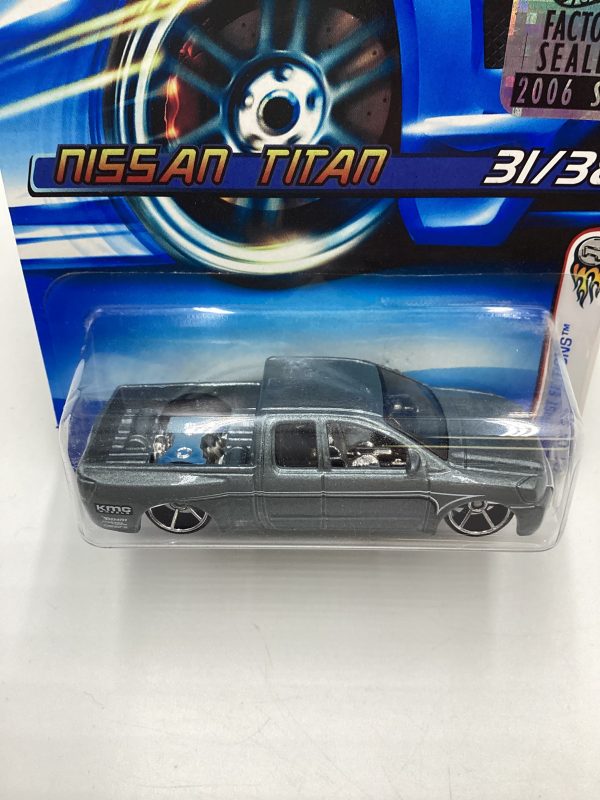 2006 Hot Wheels First Editions #31 Nissan Titan Silver Factory Sealed SR For Cheap