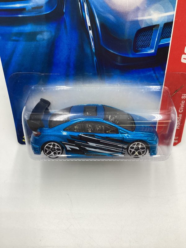 2007 Hot wheels #100 Code Cars Blue Honda Civic Si SR Cheap