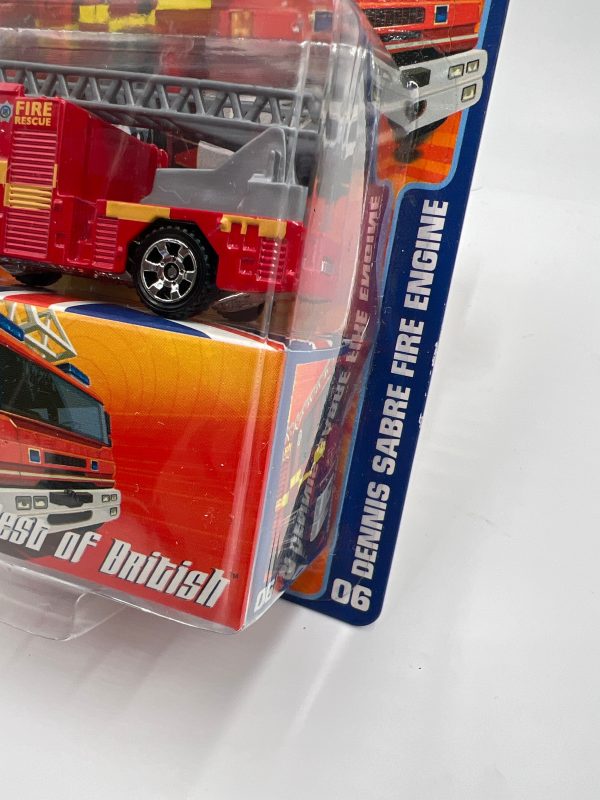 Matchbox Best Of British #6 Dennis Sabre Fire Engine Red 169i Online