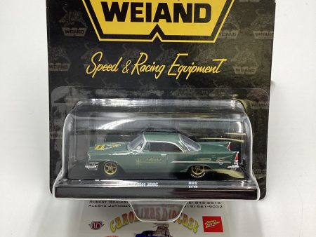 M2 Machines Auto Driver Weiand 1957 Chrysler 300C Olive Green R82 191i For Sale