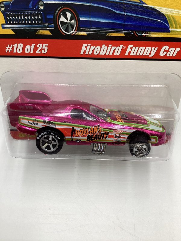 Hot Wheels Classics Series 1 #18 Firebird Funny Car Pink SR Online Hot Sale