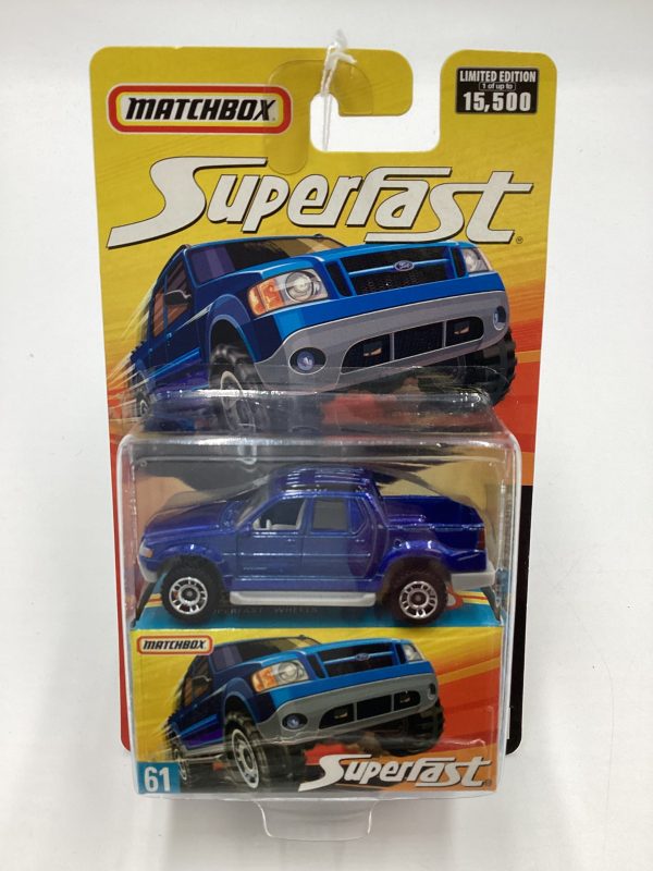 Matchbox Superfast #61 Ford Explorer Sport Trac Blue 172A Discount