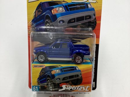 Matchbox Superfast #61 Ford Explorer Sport Trac Blue 172A Discount