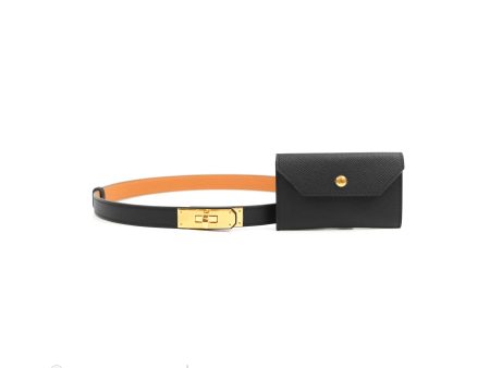 Hermès Epsom Kelly Pocket 18 Belt Black Gold Hardware Online