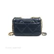 Chanel 19 Small Navy Lambskin Mixed Hardware For Discount