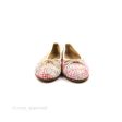 Chanel Ballerina Flats Pink White Size 36 Online Sale