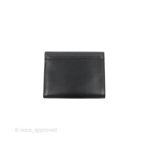 Celine C Wallet Black Gold Hardware Online now