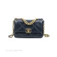 Chanel 19 Small Navy Lambskin Mixed Hardware For Discount