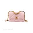 Chanel 19 Small Rose Clair Lambskin Mixed Hardware 21S Sale