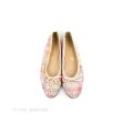 Chanel Ballerina Flats Pink White Size 36 Online Sale