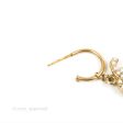 Chanel Pearl CC Drop Hoop Earrings Gold Tone 12A Online