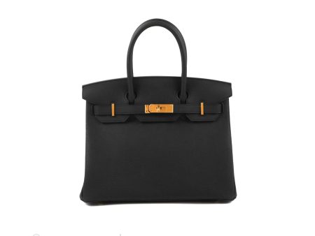  Hermès Birkin 30 Retourne Black Togo Gold Hardware Supply