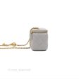 Chanel Pearl Crush Vanity With Chain Grey Lambskin Aged Gold Hardware Online