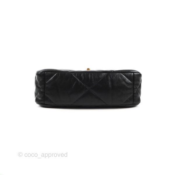 Chanel 19 Small Black Goatskin Mixed Hardware For Discount