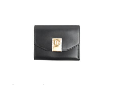 Celine C Wallet Black Gold Hardware Online now