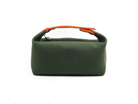 Hermès Small Bride-A-Brac Vert Foret Canvas For Discount