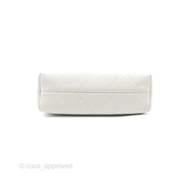 Chanel A Real Catch Shopping Bag White Caviar Supply