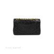 Chanel Vintage Small Classic Flap Black Lambskin 24K Gold Hardware Sale