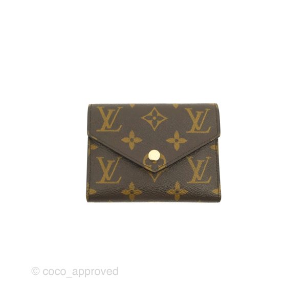 Louis Vuitton Victorine Wallet Monogram Canvas Rose Ballerine Online now