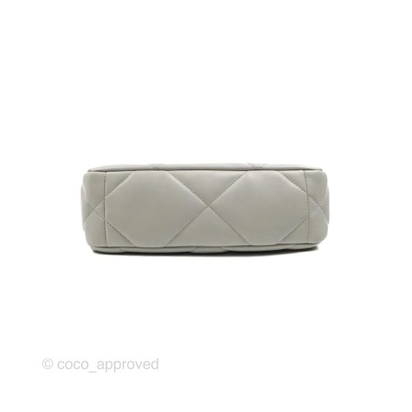 Chanel 19 Small Grey Lambskin Mixed Hardware For Discount