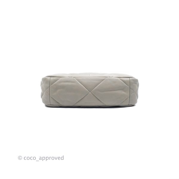 Chanel 19 Small Grey Mixed Hardware 22C on Sale