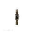 Chanel Première Watch Black Leather Gold Tone Size S Cheap